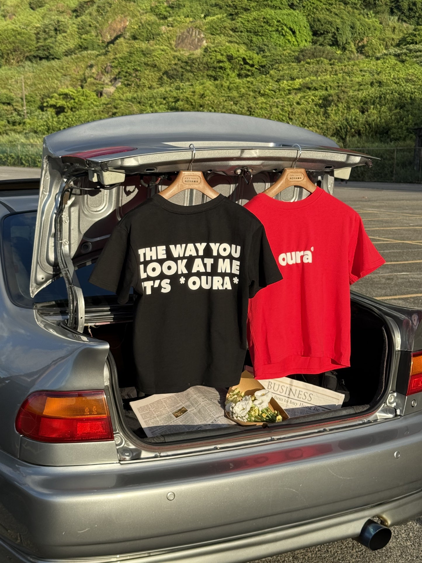 "IT'S  * OURA * " tee