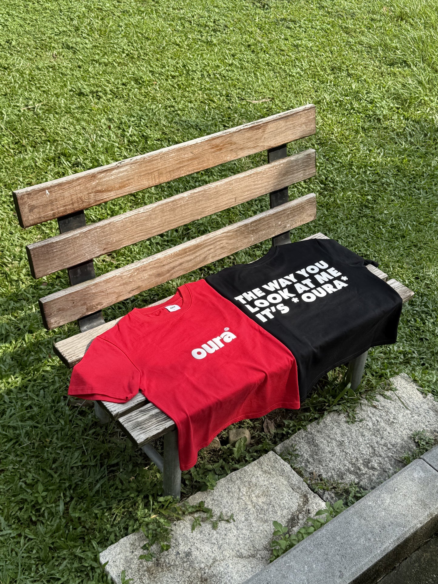 "IT'S  * OURA * " tee