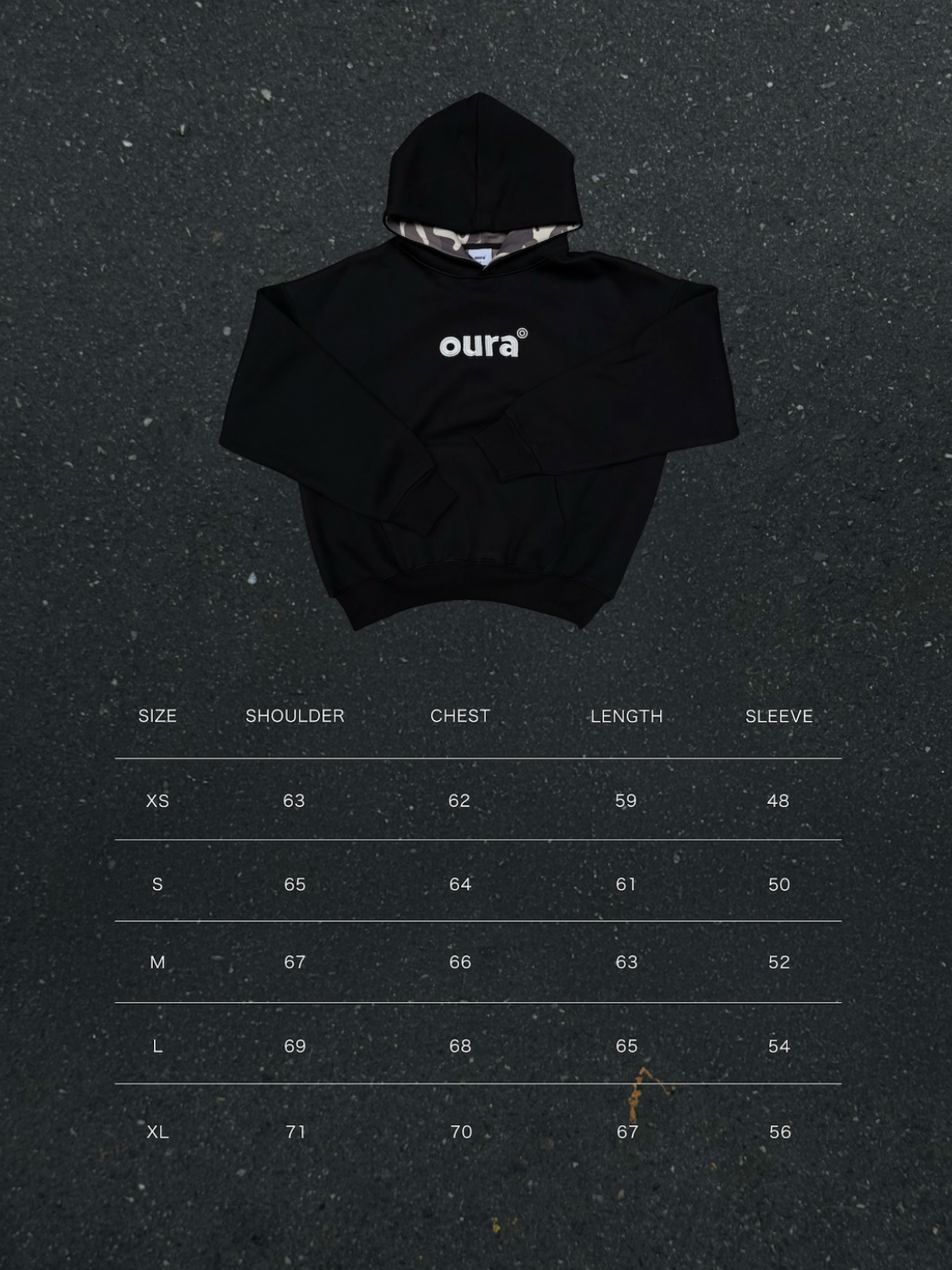 OURA logo hoodie